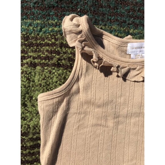Jamie Kay Frill Singlet In Chai - Picture 2 of 5